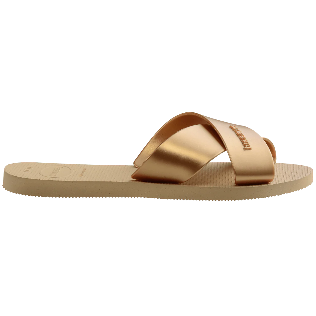 Women's Aqua Metallic Sandals - Havaianas
